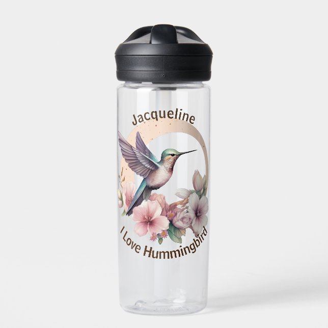 Bouteille D'eau Créer votre propre couleur d'eau Hummingbird Nom p (Extérieur)