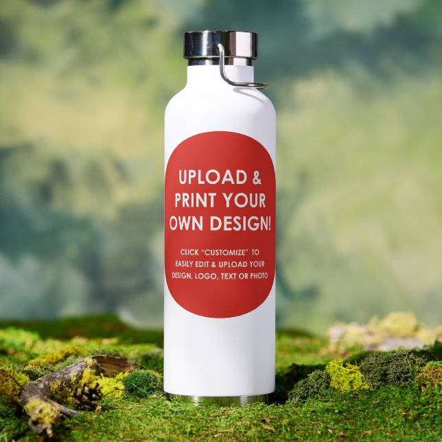 Bouteille D'eau Créez votre propre cuivre 32oz Vacuum Isolé (Café)