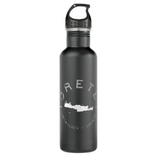 Bouteille D'eau Crète Grèce Graphique T Chemise