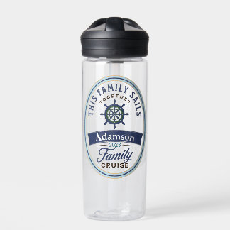 Bouteille D'eau Croisière familiale personnalisable