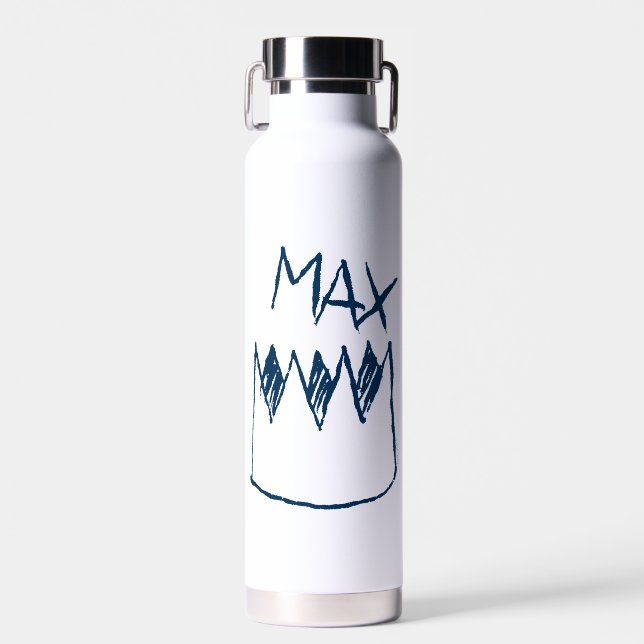 Bouteille D'eau Croquis max. et couronne (Avant)