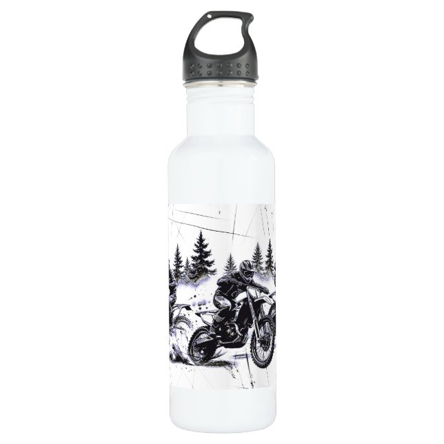 Bouteille D'eau Cross Country Racers - Motocross Racing (Devant)