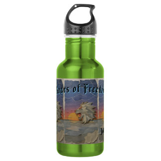 Bouteille D'eau Cry of Freedom Lion Inspirational Stainless Steel