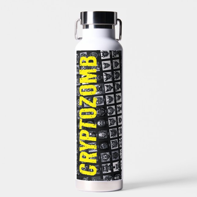 BOUTEILLE D'EAU CRYPTOZOMB (Avant)