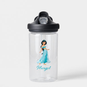 Bouteille D'eau Custom Disney Princess Jasmine - Ajouter Votre Nom