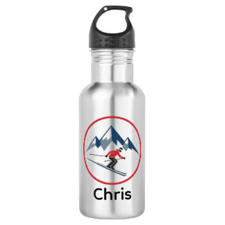 Bouteille D'eau Custom Stainless Steel Water Bottle – Downhill Ski