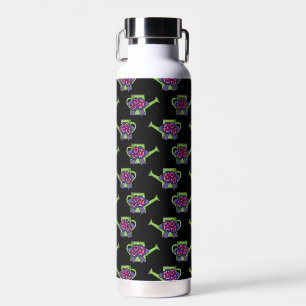 Bouteille D'eau Cute arrosage canne avec Bouquet de fleurs
