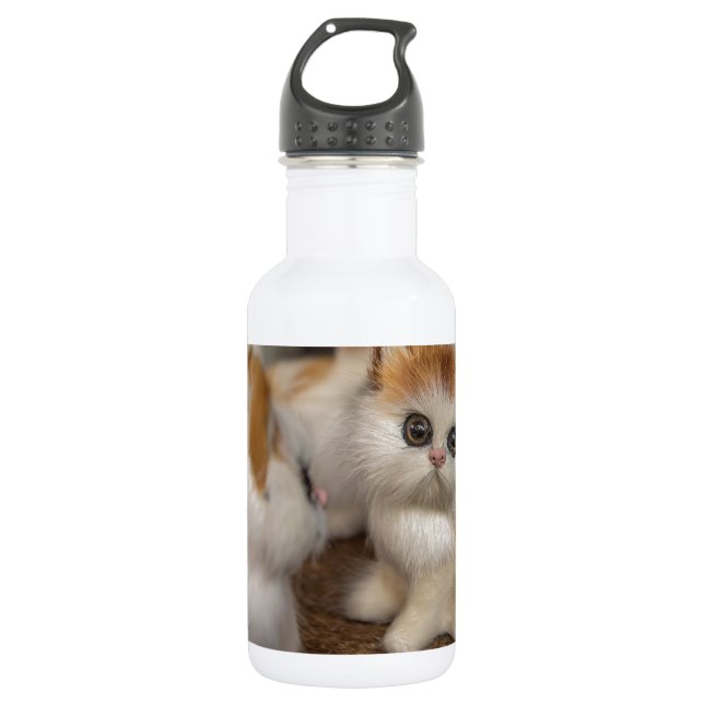 Bouteille D'eau Cute Chatons Plushy (Devant)