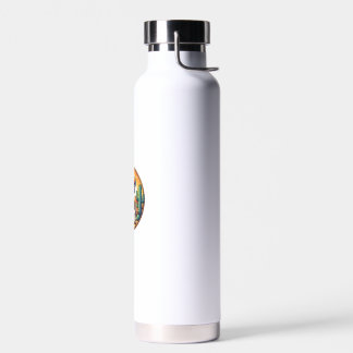 Bouteille D'eau Cute Cow Girl Horse équitation Cowgirl Sunset Ride