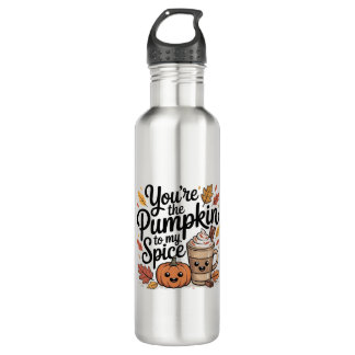 Bouteille D'eau Cute fall quote pumpkin spice season 