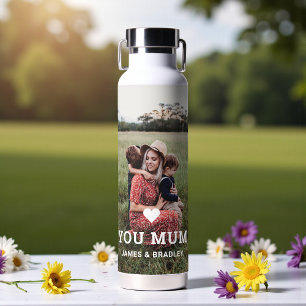 Bouteille D'eau Cute Heart Love You Maman's Day Photo