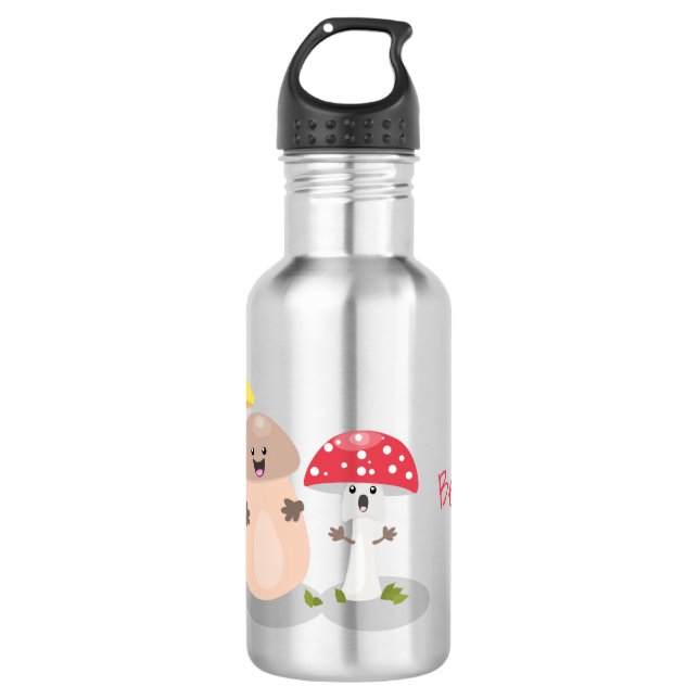 Bouteille D'eau Cute kawaii champignon champignon toadstool (Devant)