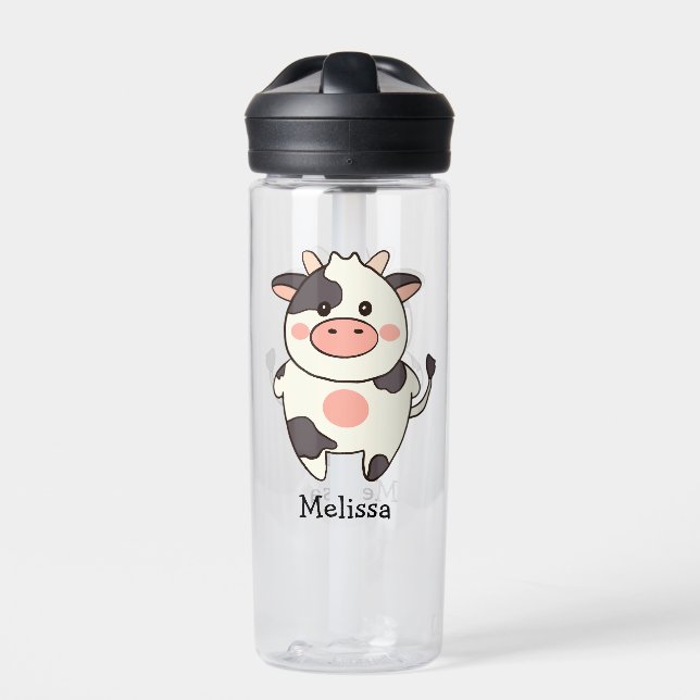 Bouteille D'eau Cute Kawaii Conviviale Vache (Extérieur)