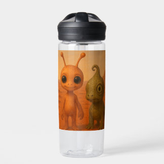 Bouteille D'eau Cute martian and pet