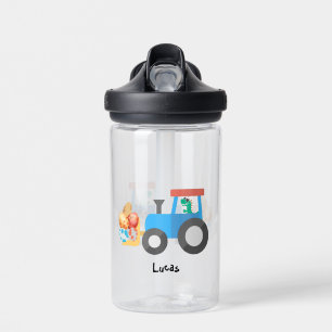 Bouteille D'eau Cute oeuf dinosaure Construction camion Retour 2 É