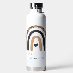 Bouteille D'eau Cute Rainbow Leopard Motif