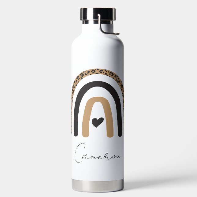 Bouteille D'eau Cute Rainbow Leopard Motif (Droite)