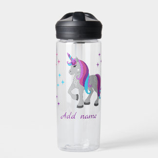 Bouteille D'eau Cute Unicorn & Stars