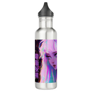 Bouteille D'eau Cyber Fairy "Dennou Yousei" Glitchcore