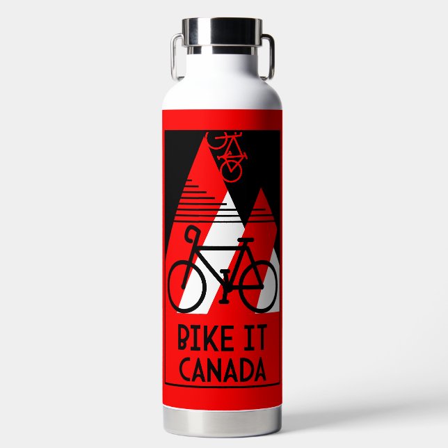 Bouteille D'eau Cyclisme Canada (Avant)
