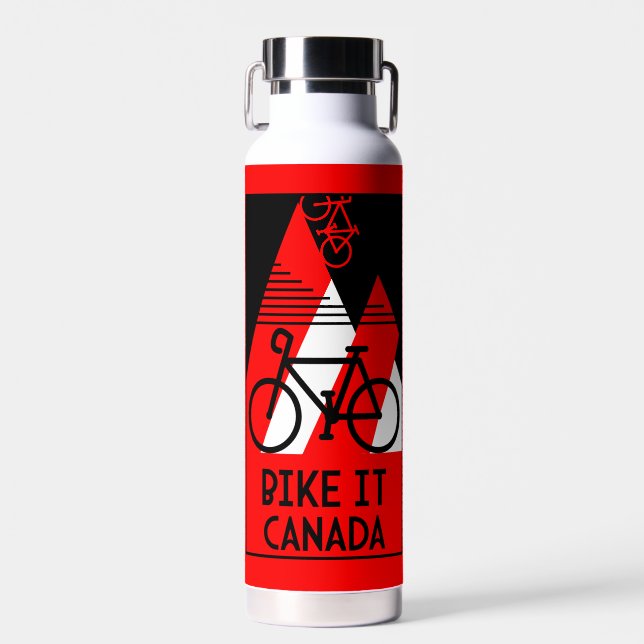 Bouteille D'eau Cyclisme Canada (Avant)