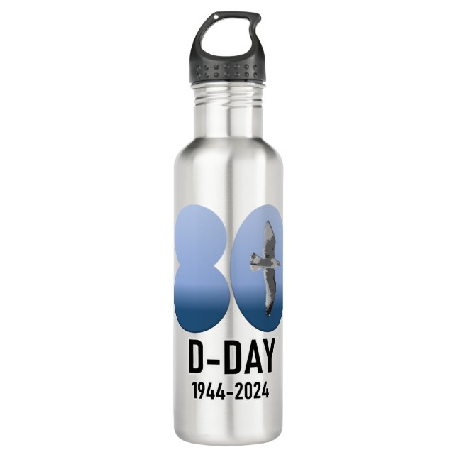 Bouteille D'eau D-Day 80 - 1944-2024 (Devant)