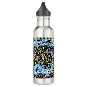 Bouteille D'eau Dachshund n'achetez pas adopter du verre