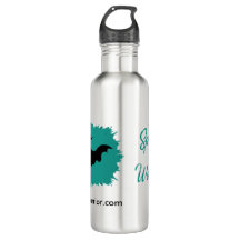 Bouteille d'eau d'acier inoxydable de guerrier de