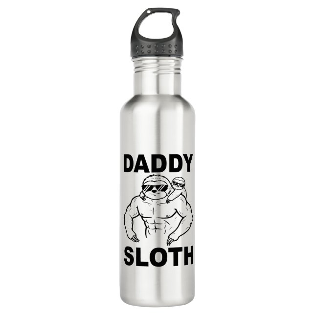 Bouteille D'eau Daddy Sloth (Devant)