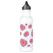 Bouteille d'eau Dahlia, acier inoxydable, 24 oz
