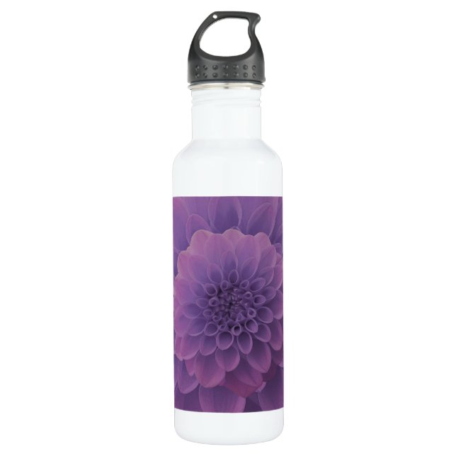 Bouteille D'eau Dahlia violet (Devant)