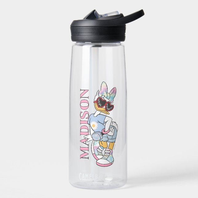 Bouteille D'eau Daisy "Love Sunshine" Retro Sunglasses Graphic (Gauche)