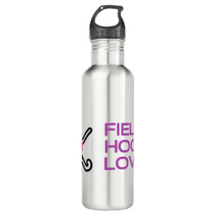 Bouteille d'eau d'amour d'hockey de champ