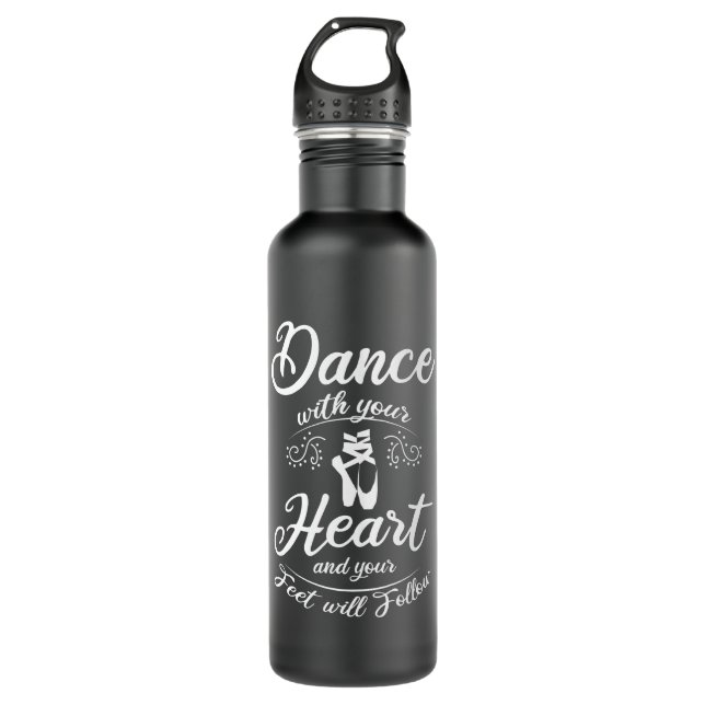 Bouteille D'eau Dansez Avec Votre Ballet Coeur (Devant)
