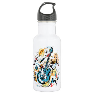 Bouteille d'eau de basculage de guitare
