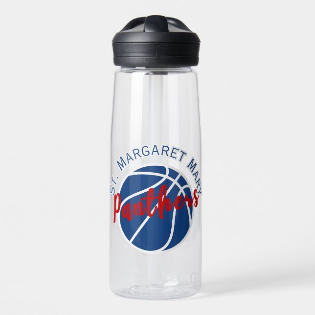 Bouteille d'eau de basket-ball Panthers (Avant)