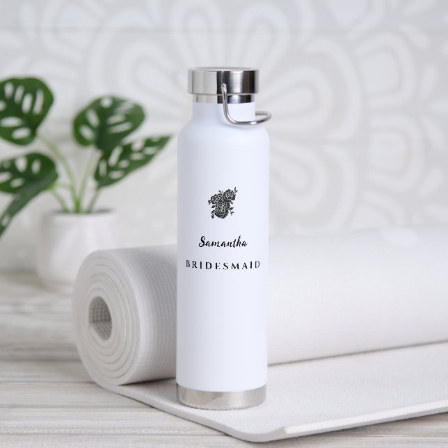 Bouteille d'eau de Bridesmaid (Yoga)