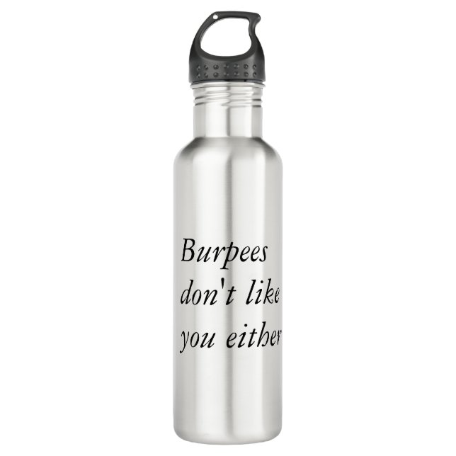 Bouteille d'eau de Burpees (Devant)