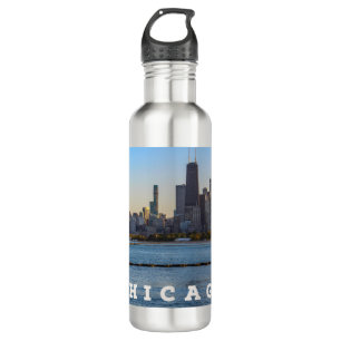 Bouteille d'eau de Chicago Skyline