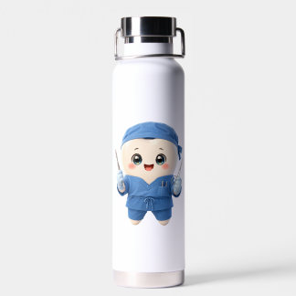 Bouteille d'eau de chirurgien dentaire mignonne Ca