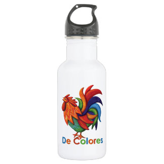 Bouteille d'eau de De Colores Rooster Gallo (18