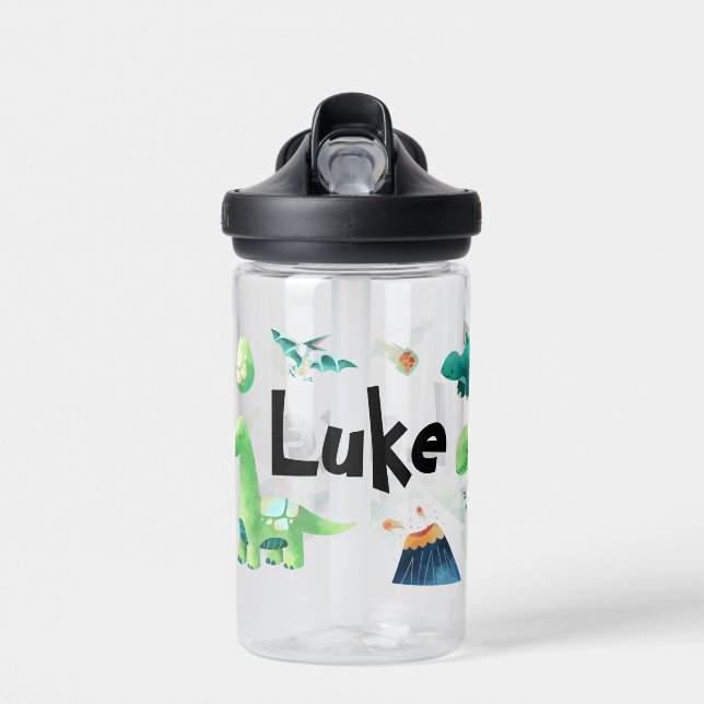 Bouteille d'eau de dinosaure pour enfant (Avant)