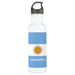 Bouteille d'eau de drapeau de l'Argentine