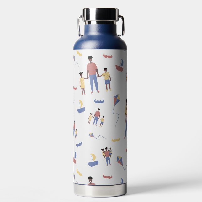 Bouteille d'eau de fête des pères (Avant)