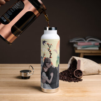 Bouteille d'eau de fil