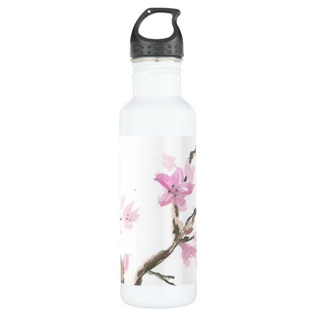 Bouteille d'eau de fleurs de cerisier (Devant)