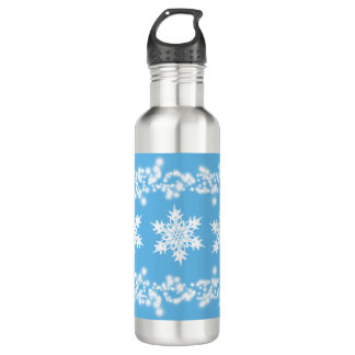 Bouteille d'eau de flocon de neige