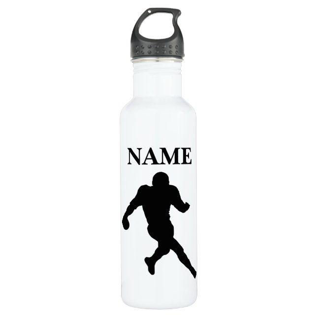 Bouteille d'eau de football personnalisée (Devant)