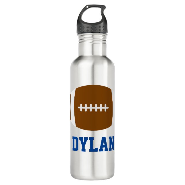 Bouteille d'eau de football personnalisée (Devant)