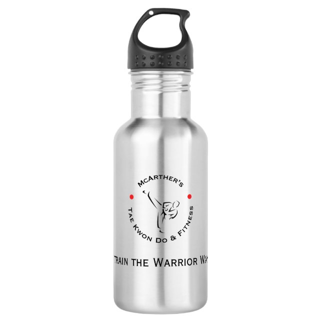 Bouteille d'eau de guerrier (Devant)